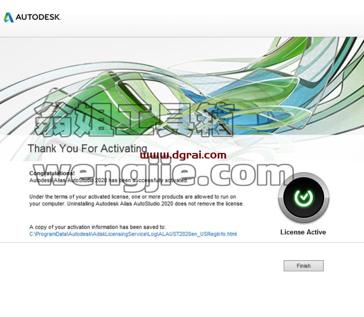 Autodesk Alias AutoStudio 2020安装教程