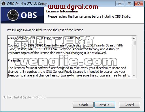 OBS Studio 27.1.3【Open Broadcaster Software】绿色版下载与安装教程