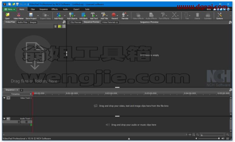 VideoPad Video Editor v6.01中文版下载【VideoPad 6.01安装教程】