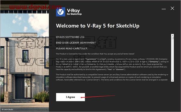 vray5.1 for sketchup【草图大师2017/2018/2019/2020/2021渲染器】简体中文版安装教程
