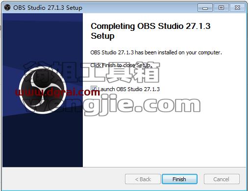 OBS Studio 27.1.3【Open Broadcaster Software】绿色版下载与安装教程