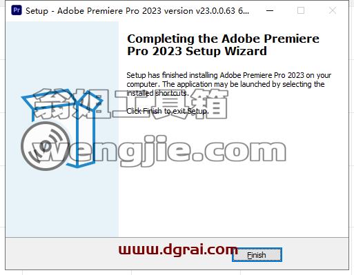 Adobe Premiere Pro 2023 v23.0.0.63安装教程
