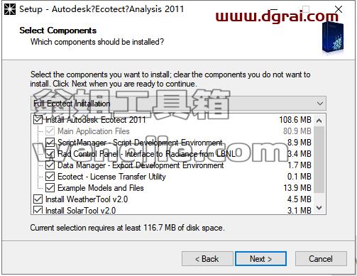 Autodesk Ecotect Analysis 2011【光照分析系统】繁体中文版安装教程