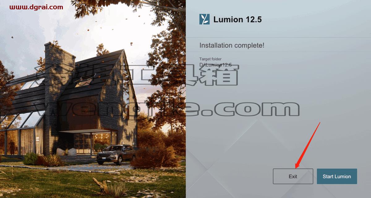 Lumion pro 12.5安装教程
