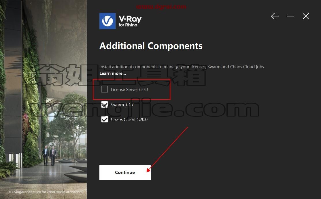 【VRay for rhino渲染器】V-Ray 6.00.00 for Rhino 6-8英文版安装教程