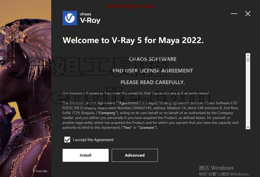 VRay渲染器下载【VRay5.2 for Maya2018/2019/2020/2022/2023】安装教程