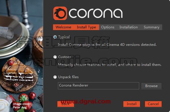 Corona Renderer 3.2 【CR渲染器3.2】 for Cinema 4D R14-R20 安装教程
