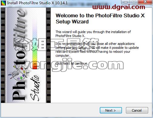 photofiltre studio v10.14【图像特效处理软件】英文学习版 附安装教程安装图文教程、学习注册方法