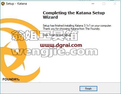 The Foundry Katana 3.1v1【3D渲染工具】安装教程