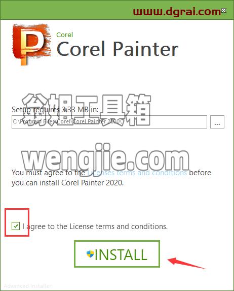 Corel Painter 2020安装教程