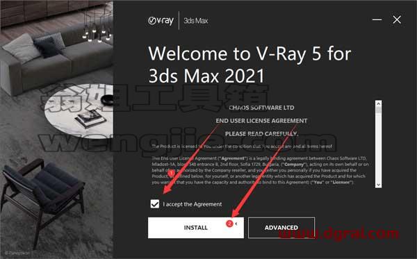 VRay5.0 for 3dmax2021安装教程