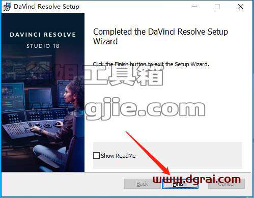 【达芬奇视频调色软件免费下载】DaVinci Resolve Studio v18.1.4学习版附安装教程安装图文教程、学习注册方法