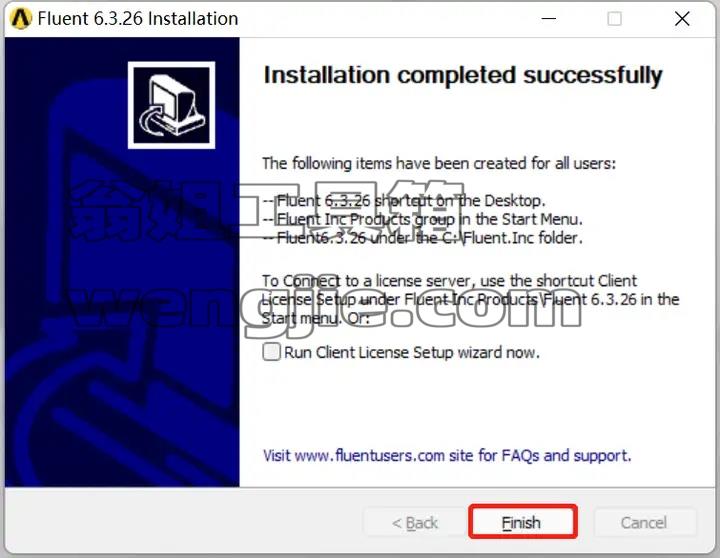 Fluent 6.3.26安装教程