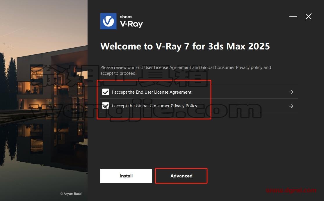 VRay for 3Dmax安装教程步骤