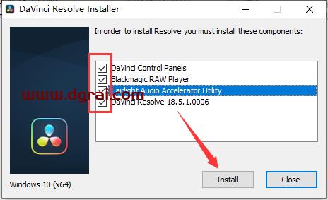 DaVinci Resolve v18.5.1达芬奇调色中文学习版安装图文教程、学习注册方法
