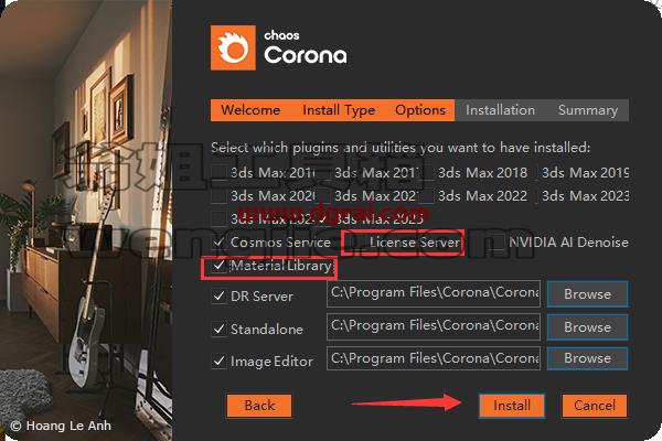 Corona for 3dmax安装教程步骤