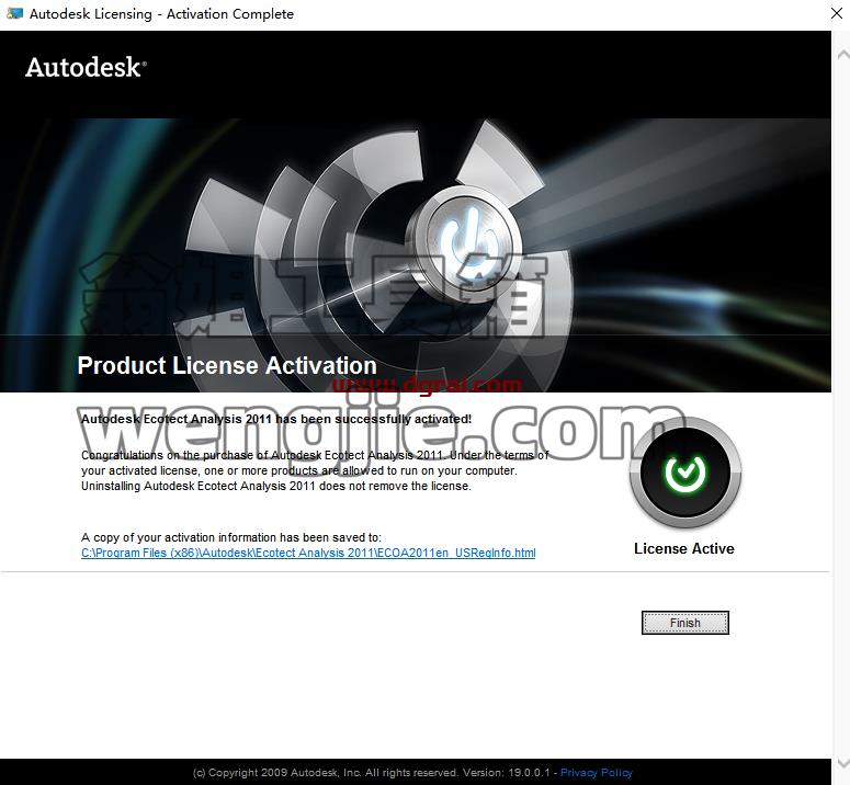 Autodesk Ecotect Analysis 2011【光照分析系统】繁体中文版安装教程