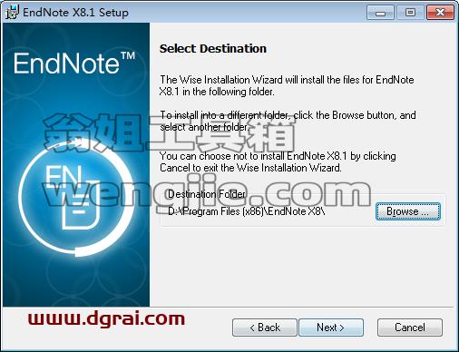 EndNote X8.1【文献管理软件】中文版安装教程