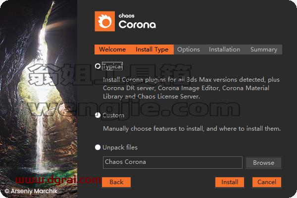 Chaos Corona8.1渲染器 for 3ds Max2014-2023中文学习版 附安装教程安装图文教程、学习注册方法