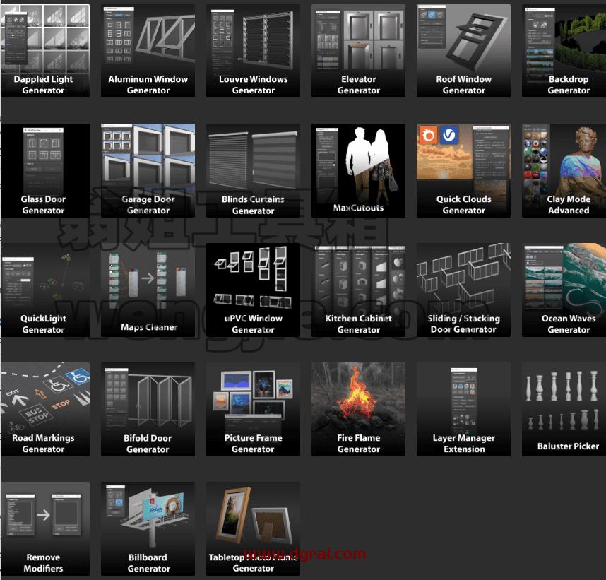 ArchVizTools Generators Collection for 3ds Max 2018-2026下载与安装教程
