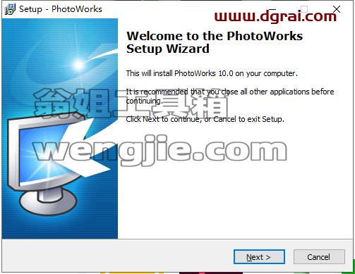 PhotoWorks 10【照片编辑软件】免费英文学习版安装图文教程、学习注册方法