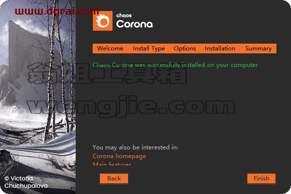 Chaos Corona8.1渲染器 for 3ds Max2014-2023中文学习版 附安装教程安装图文教程、学习注册方法