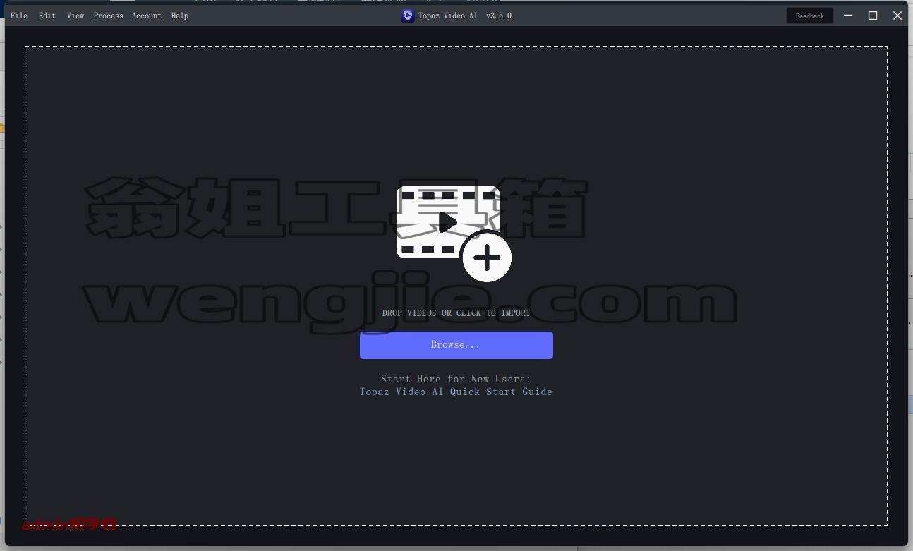 Topaz Video AI-v3.5.0英文绿色免安装版下载与安装教程