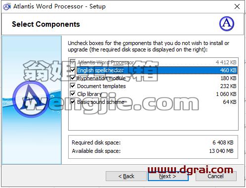 Atlantis word processor v4.2安装教程
