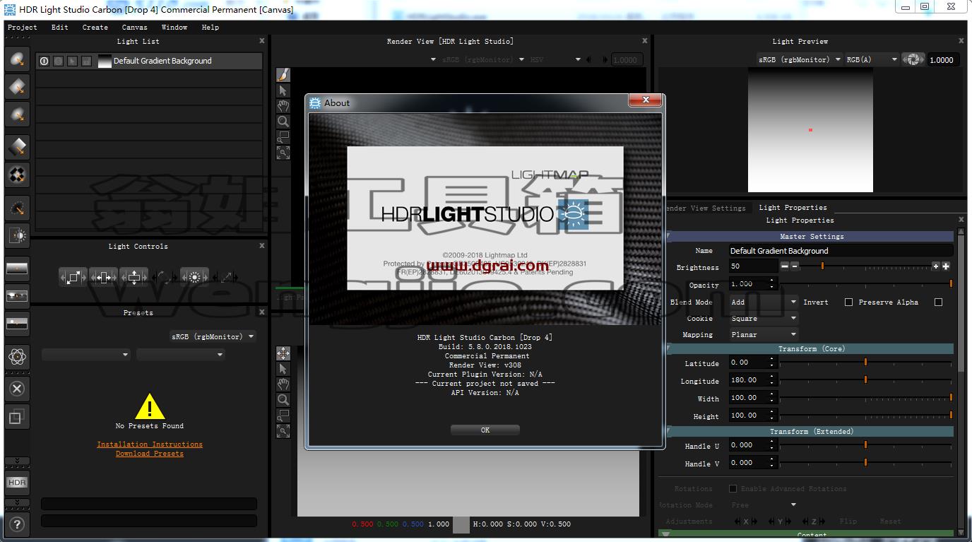 Lightmap HDR Light Studio Carbon 5.8.0【HDR环境软件】下载与安装教程