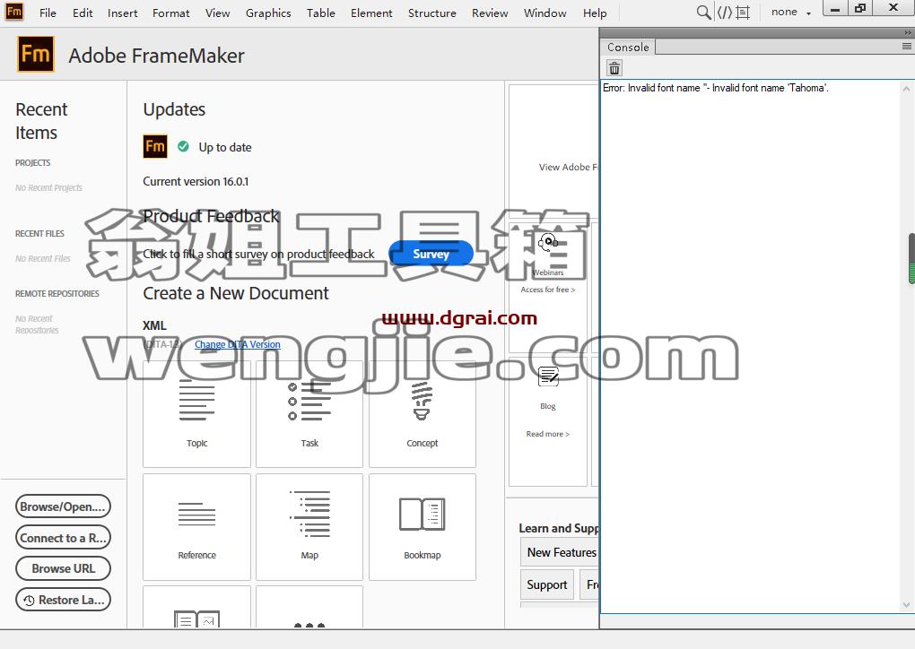 Adobe FrameMaker2021 v 16 英文学习直装版安装教程