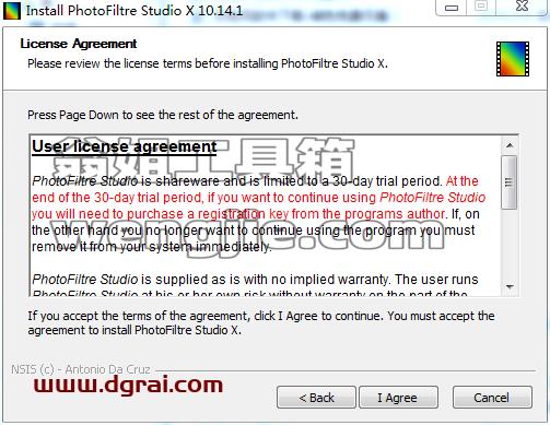 photofiltre studio v10.14【图像特效处理软件】英文学习版 附安装教程安装图文教程、学习注册方法