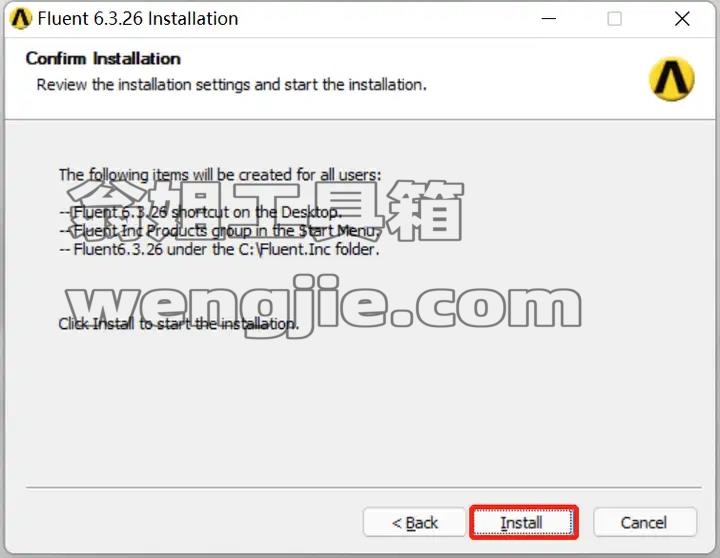 Fluent 6.3.26安装教程
