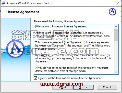 Atlantis word processor v4.2安装教程