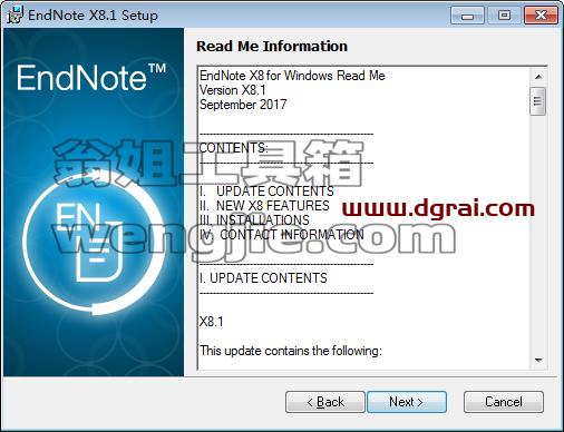 EndNote X8.1【文献管理软件】中文版安装教程