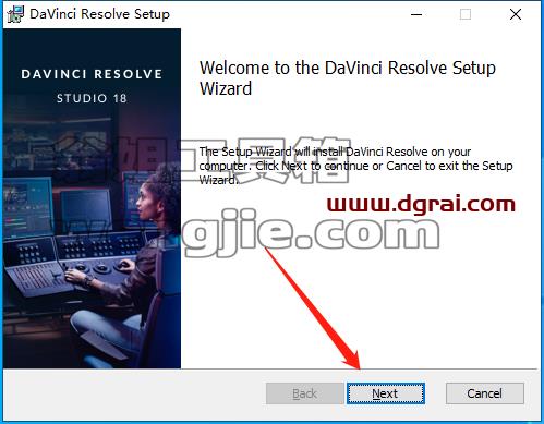 DaVinci Resolve达芬奇 v18.1安装教程