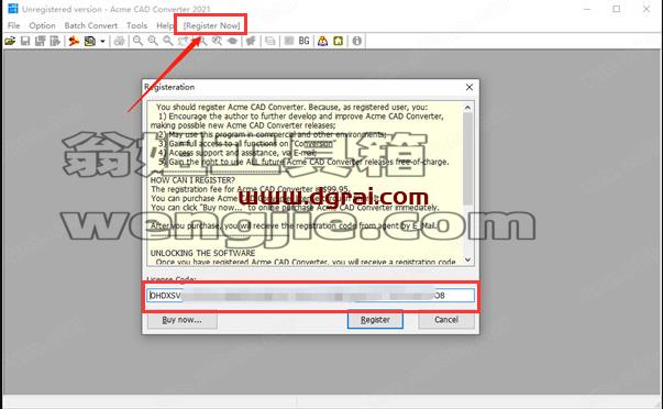 CAD格式版本转换器Acme CAD Converter2021（高版本转低版本）安装教程