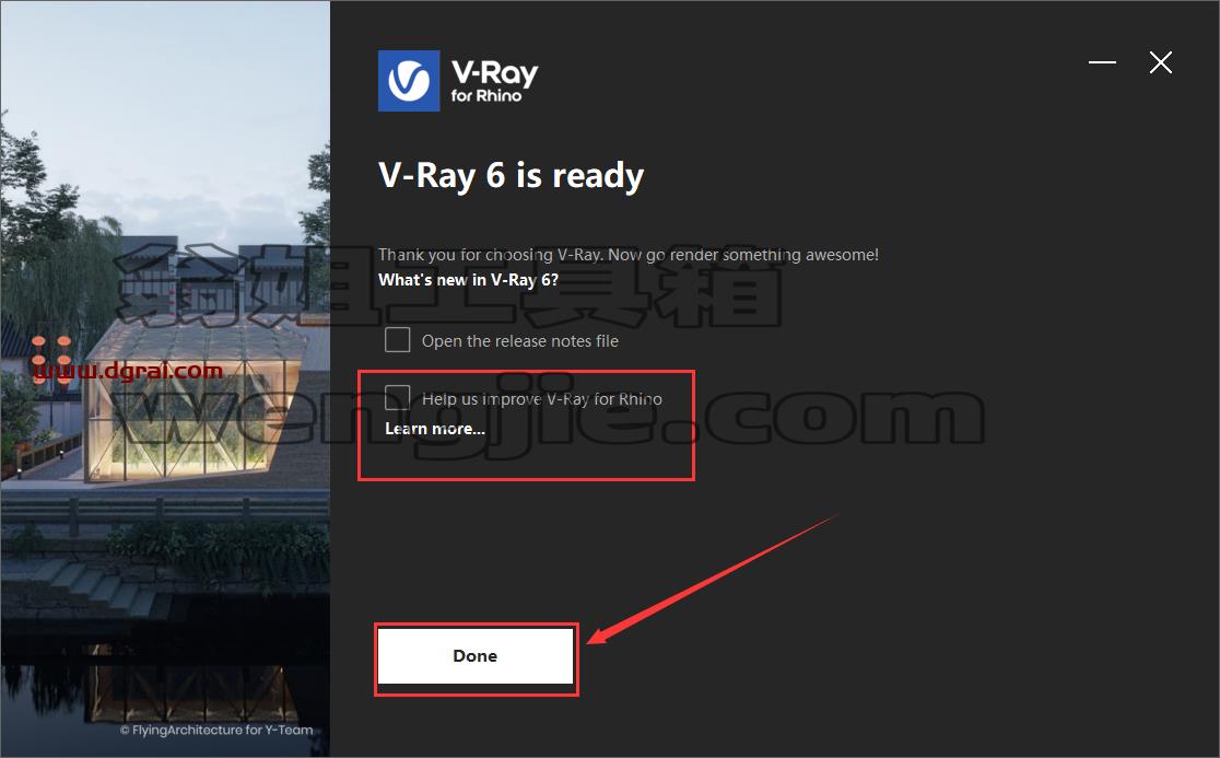 VRay 6.00.01 for Rhino 6-8【犀牛VR插件附安装教程】英文版下载