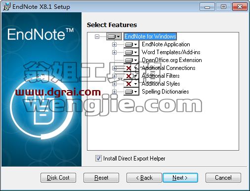EndNote X8.1【文献管理软件】中文版安装教程