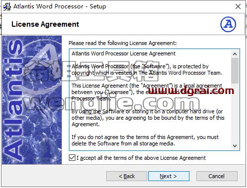 Atlantis word processor v3.2安装教程