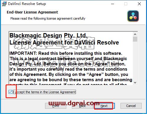 DaVinci Resolve达芬奇 17.4.6安装教程