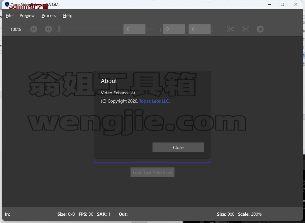 Topaz Video Enhance AI-v1.6.1英文学习版下载与安装图文教程