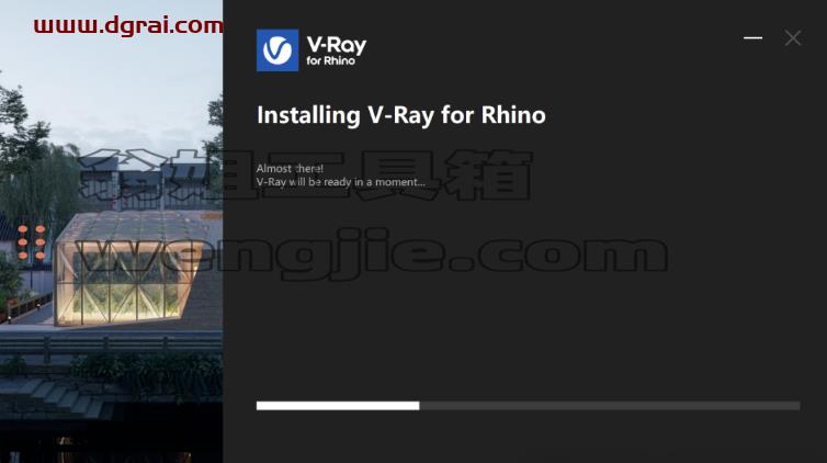 VRay 6.1 for Rhino 6-8安装包下载与安装教程