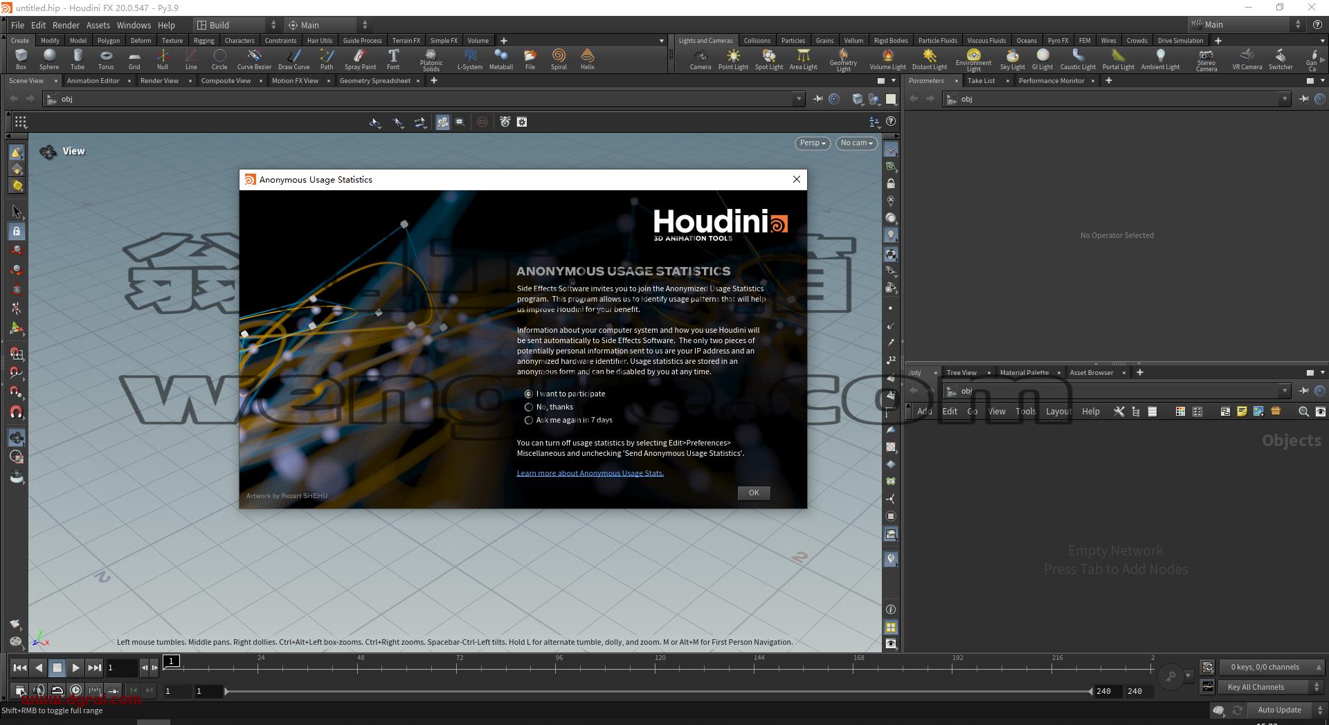 SideFX Houdini FX v20【附Houdini20安装教程】安装包下载