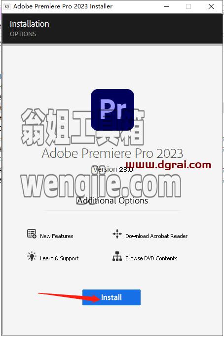 Adobe Premiere Pro 2023 v23.2安装教程
