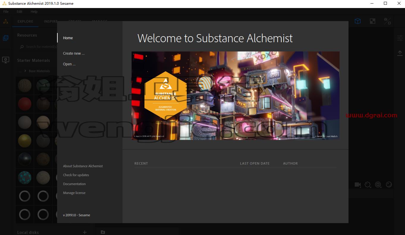 Substance Alchemist 2019(材质制作软件2019)绿色英文版下载与安装教程
