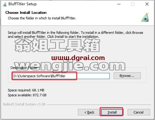 BluffTitler安装教程步骤