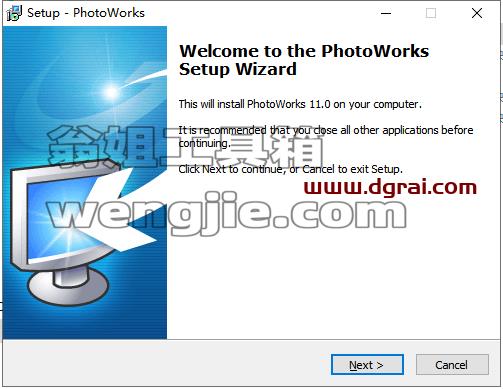 PhotoWorks 11【图像处理软件】免费学习版安装图文教程、学习注册方法