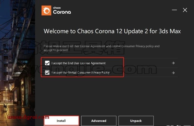 Corona for 3dmax安装教程步骤