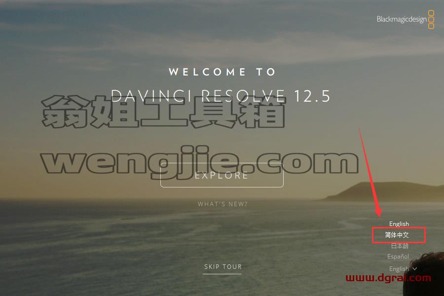 达芬奇DaVinci Resolve 12.5安装教程