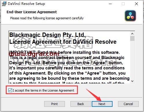 DaVinci Resolve v18.5.1达芬奇调色中文学习版安装图文教程、学习注册方法